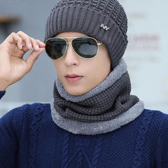 Knitted Patterned Winter Hat
