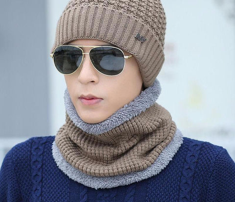 Knitted Patterned Winter Hat