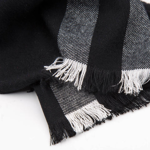Striped Foulard Neck Scarf