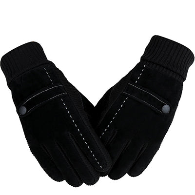Line Patchwork Gloves