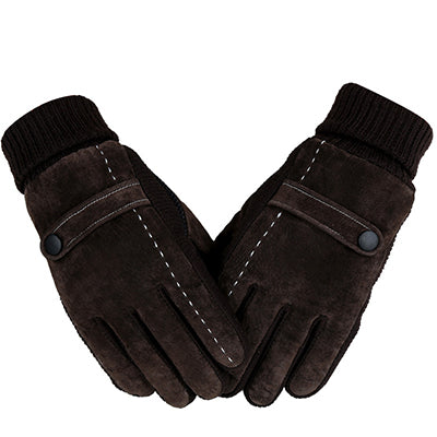 Line Patchwork Gloves