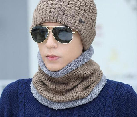 Knitted Patterned Winter Hat