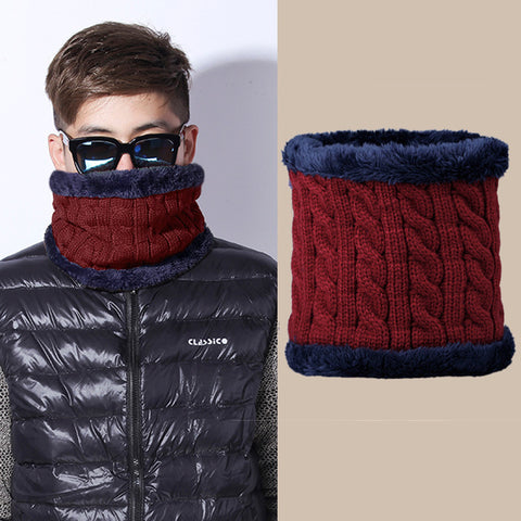Wool Collar Warmer Scarf